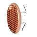 TUR125RAN ventilatierooster van kunststof met mol, koperlook, diameter 155 mm