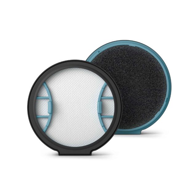 Philips XV1631/01 Steelstofzuiger Filter - 2 stuks - Zwart/Wit