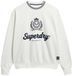 Superdry Sweatshirt Club Loose Fit Blanc Femme XXS