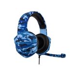 Subsonic SA5587 Gaming Headset - Wired - Blue/Khaki