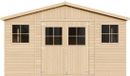 Timbela Houten tuinhuis M333 - 20 m² - 522x418x246 cm - Zadeldak - Vuren - Zonder vloer