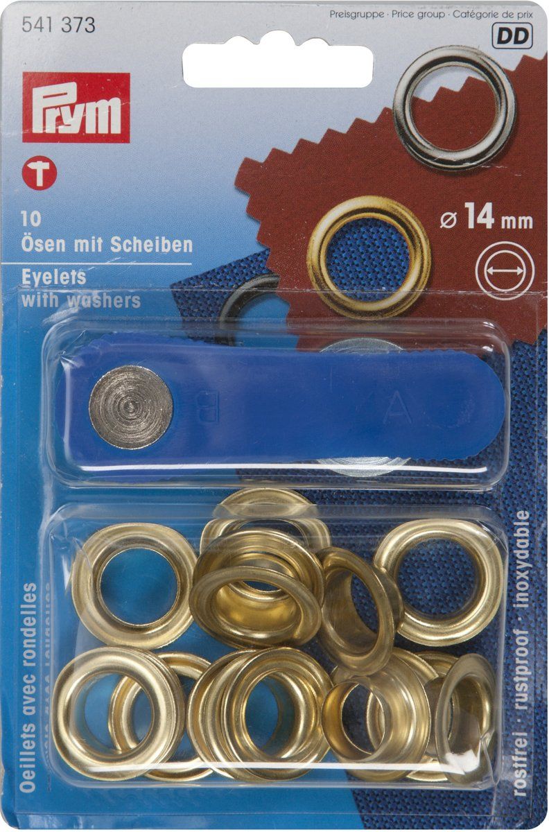 Prym Zeilringen - Messing - Ø 14 Mm - 10 Stuks