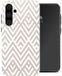 Selencia Backcover - Geschikt voor Samsung Galaxy A55 (5G) - Beige Zigzag