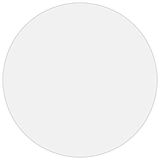 vidaXL Tafelbeschermer transparant Ø 100 cm 1,6 mm PVC