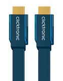 Clicktronic 2m High Speed HDMI Kabel Blauw