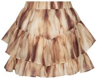 Lofty Manner Broek Short Hola Abstract Ruffle Rh31 2 200 Brown Dames Maat - XL