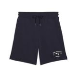 PUMA PUMA Class short met opdruk voor heren M, New Navy Blue