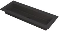 Wastafel INK Kraft Wastafel Enkele Bak Zonder Kraangat - 1200x450x10 mm - Quartz Zwart