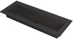 Wastafel INK Kraft Wastafel Enkele Bak Zonder Kraangat - 1200x450x10 mm - Quartz Zwart