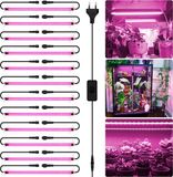 Kraftverdia LED Full Spectrum Groeilamp - Grow light - Voor planten - Versnelt groei en ontwikkeling - Kweeklamp (12 stuks)