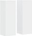 vidaXL Plantenstandaard Wit 33 x 33 x 100 cm Bewerkt Hout