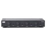 OSD Audio RSVC4 4 paar luidsprekerbediening met individuele volumeregeling voor commerciële en woonkamer met impedantie-matching bescherming
