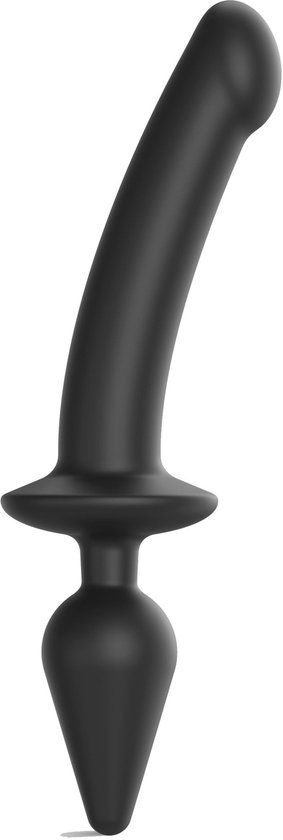 Strap-On-Me Switch Plug-In Dildo & Buttplug Zwart Maat S