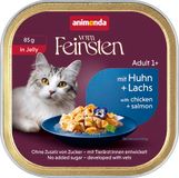 Van de fijnste Kat Adult in gelei met kip + zalm 85 g