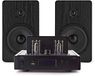 AVCOM Amplificateur style vintage avec haut-parleurs passifs 5" Noir