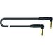 QUIK LOK JUST 2JR-03 instrumentenkabel 0,3 m 2x jack mono 6,3 mm hoek 90°