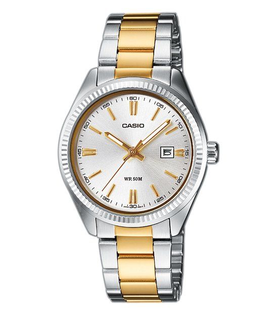 Casio LTP 1302PSG 7AVEG Dames horloge - 30 mm