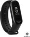 Strap-it Xiaomi Mi Band 3 / 4 siliconen bandje - zwart
