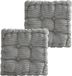 Unyqoos® Set de 2 coussins d'assise, Gris