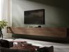 KINGSTON meuble TV-HiFi 2 portes battantes 280 cm noyer