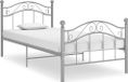 Maison Exclusive - Cadre de lit sans matelas gris métal 90x200 cm