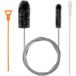 Lot de 3 brosses de nettoyage pour tuyaux de douche et évier 203,2 cm