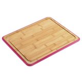KESPER | Snijplank, bamboe, 40 x 30 x 1,6 cm, bruin, bessen