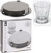 Excellent Houseware RVS Onderzetters - 6 stuks - Zilver - D8,5 cm - Met houder
