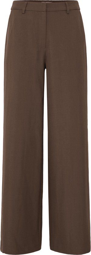 ICHI Dames Wide Leg Jeans - Slate Black Melange - Maat 36