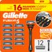 Gillette Fusion5 Scheermes voor Mannen - 1 Handvat + 12 Scheermesjes