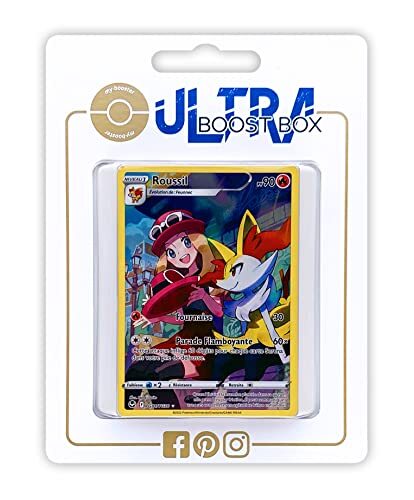 my-booster Roussil (Braixen) TG01/TG30 Shiny Full Art - Myboost X Epée et Bouclier 12 Tempête Argentée - Doos met 10 Franse Pokemon kaarten