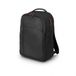 Genesis Pallad Sac à dos pour ordinateur portable de 14,1 à 17,3", compartiment pour ordinateur portable, université, école, travail, étude, sac étanche et fermeture éclair, Noir, 30 x 16,5 x 45 cm