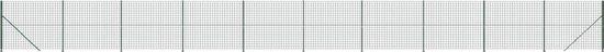 vidaXL Draadgaashek met flens 1,8x25 m groen