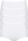 sloggi Basic+ Dames Maxi slip - 4-pack - Wit