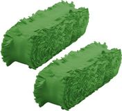 Merkloos / Sans marque Haza-Witbaard Crepe papier feest slingers/guirlande - 2x - 6 meter - groen