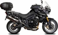 Shad Support de top case pour moto Triumph Tiger 800 Xc 2011 à 2022 T0TG81ST Noir