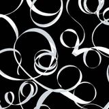 Merkloos / Sans marque KH Universeel Inpakpapier Zwart Zilver – 50 cm × 200 m – 70 g/m² Gestreep