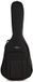 Gear4music Padded Water-Resistant Parlour Acoustic Guitar Gig Bag, 10mm, Black