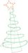 vidaXL - Sapin de Noël LED - silhouette - LOVIISA - 100 - LED's - Rouge - & - Vert