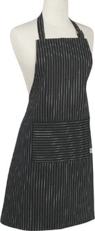 Il Cucinino Keukenschort Zwart 85 x 70 cm - Katoen