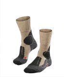 FALKE TK1 Adventure Wandelen anti blaren, anti zweet merino wol sportsokken heren beige - Maat 46-48