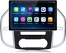 Android radio geschikt voor Mercedes-Benz Vito 3 W447 (2014-2020), met CarPlay, Android Auto, navigatie, Bluetooth, DAB+, achteruitrijcamera, 13 inch scherm en 128GB opslag