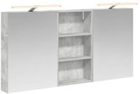 vidaXL Badkamerkastenset 3 stuks 140 x 14,5 x 70 cm Bewerkt hout