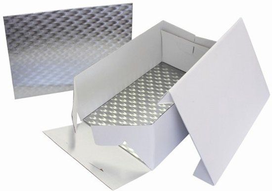 PME Cake Box & Oblong Cake Board 3mm 33x22 8 cm