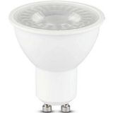 V-TAC 218726 Lampe LED SMD Étiquette énergétique F GU10 Réflecteur 7,5 W Blanc chaud
