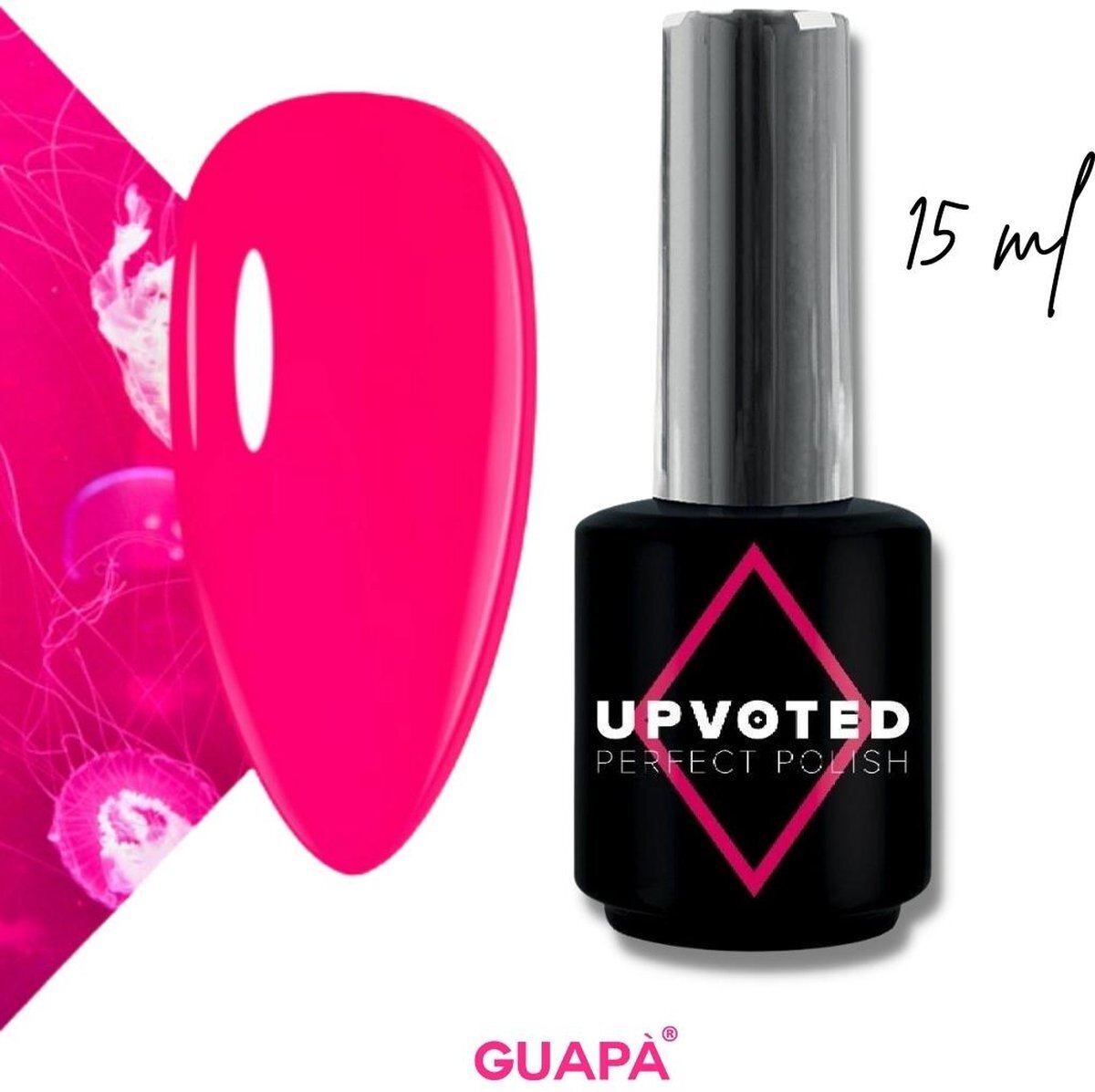 GUAPÀ Gellak Roze | Pink Gellak | Gel Nagellak | Gel Polish | Professionele Salon Kwaliteit | 15 ml