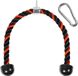 Yes4All Deluxe Tricep Touw Kabel Bevestiging, 27 & 36 inch, Oefening Machine Bijlagen Katrol Systeem Gym Pull Down Touw met Karabijnhaak, Laadpen 1" en 2" Gewichtsplaat