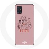 Maniacase Etui voor Samsung Galaxy A51 5G Elite Seizoen 5 Poster karakters Fanart Logo