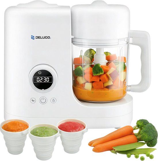 Delugo® 5-in-1 Babyvoeding maker - Wit