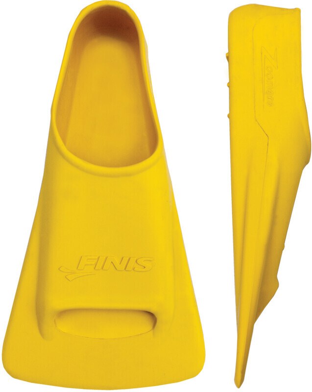 Finis Zoomers Gold Vinnen, yellow